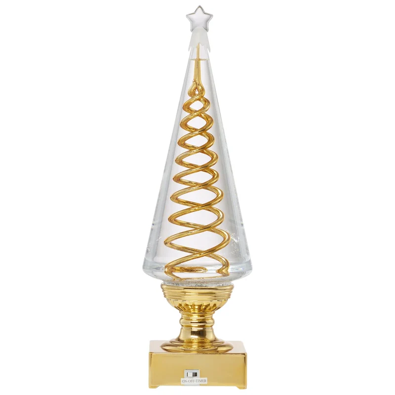 Ensemble de 2 Arbres en Spirale avec Lumières DEL