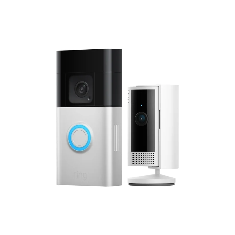 RING - Ensemble Battery Doorbell Plus et Caméra Intérieure 2e Génération *Boite Ouverte*