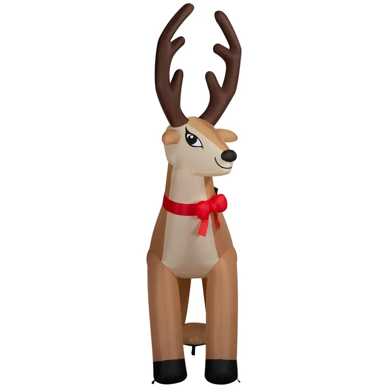 AIRBLOWN INFLATABLE - Renne de Noël Gonflable Géant