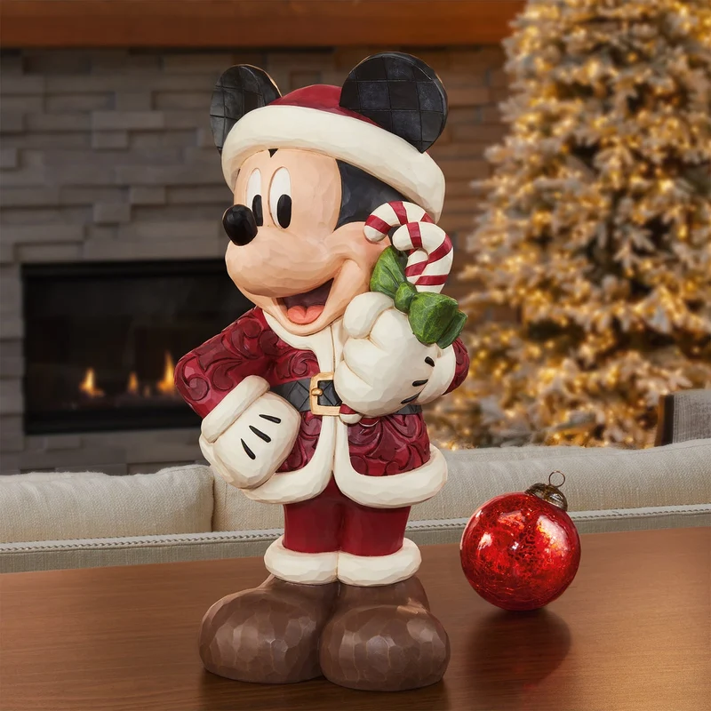 ENESCO - Mickey des Fêtes Peint à la Main Disney Traditions