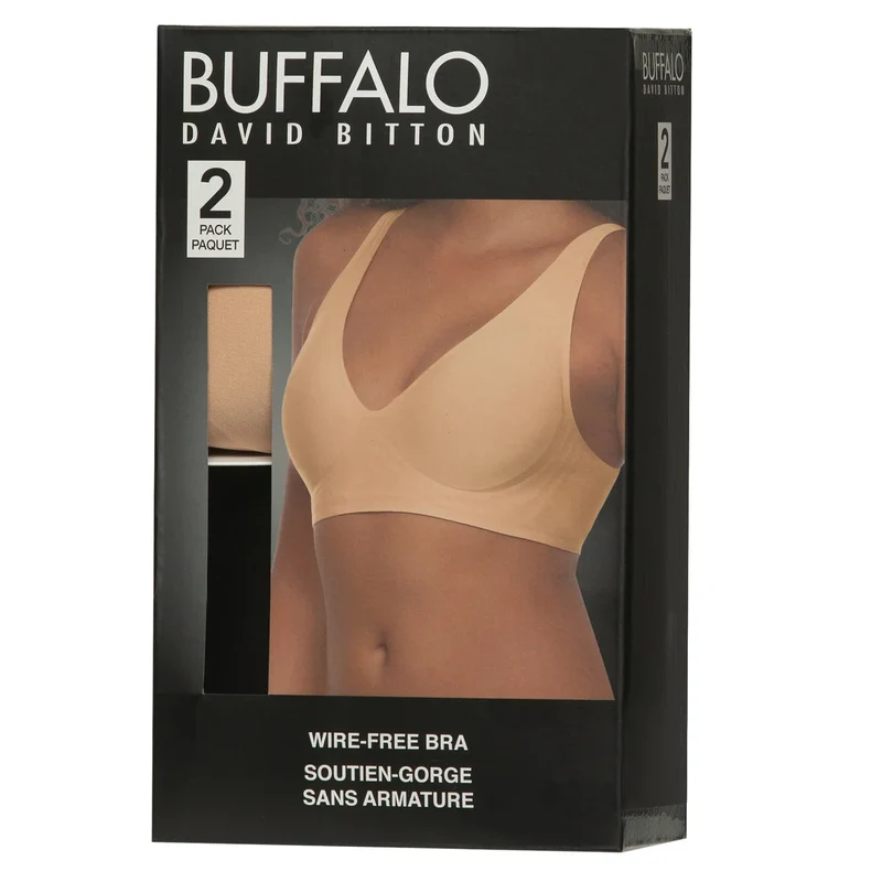 BUFFALO - Paquet de 2 Soutiens-Gorge Sans Armature et Sans Couture