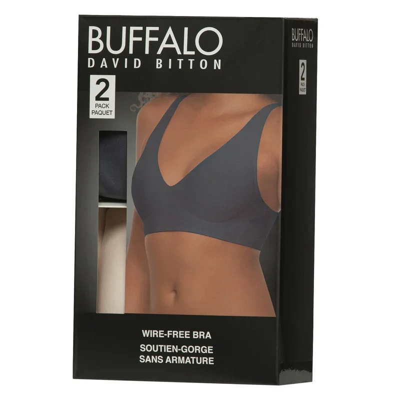 BUFFALO - Paquet de 2 Soutiens-Gorge Sans Armature et Sans Couture