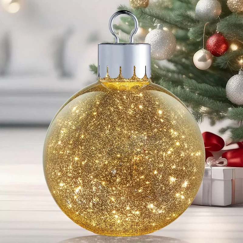 Décor d'Ornement Surdimensionné en Verre à Del