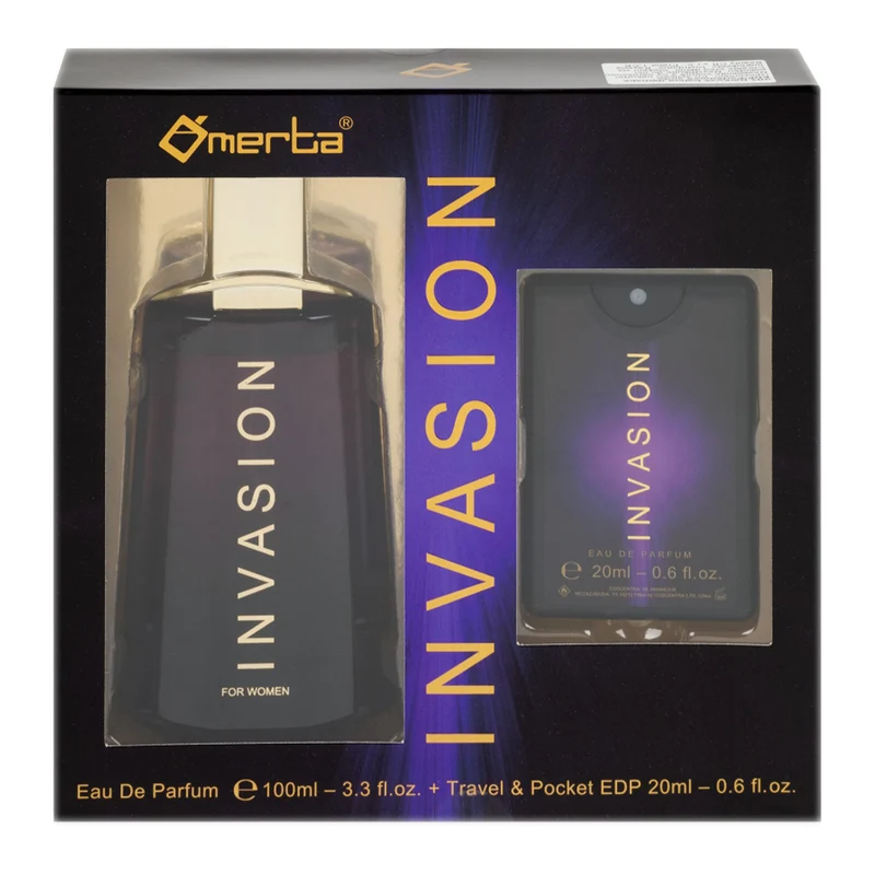 EAU DE PARFUM 100 ML+20 ML INVASION COFFRET 2PCS