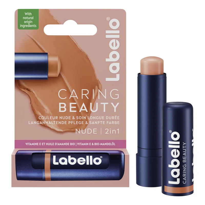 Soin des lèvres caring beauty nude 2 en 1