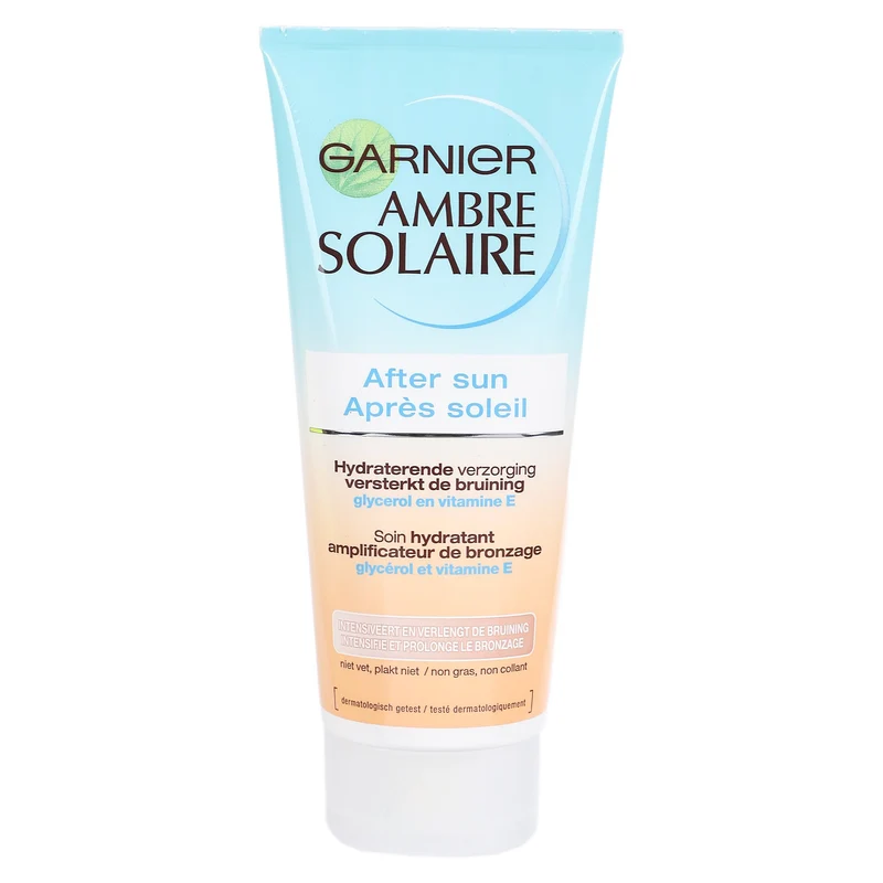 Soin après-soleil amplificateur de bronzage