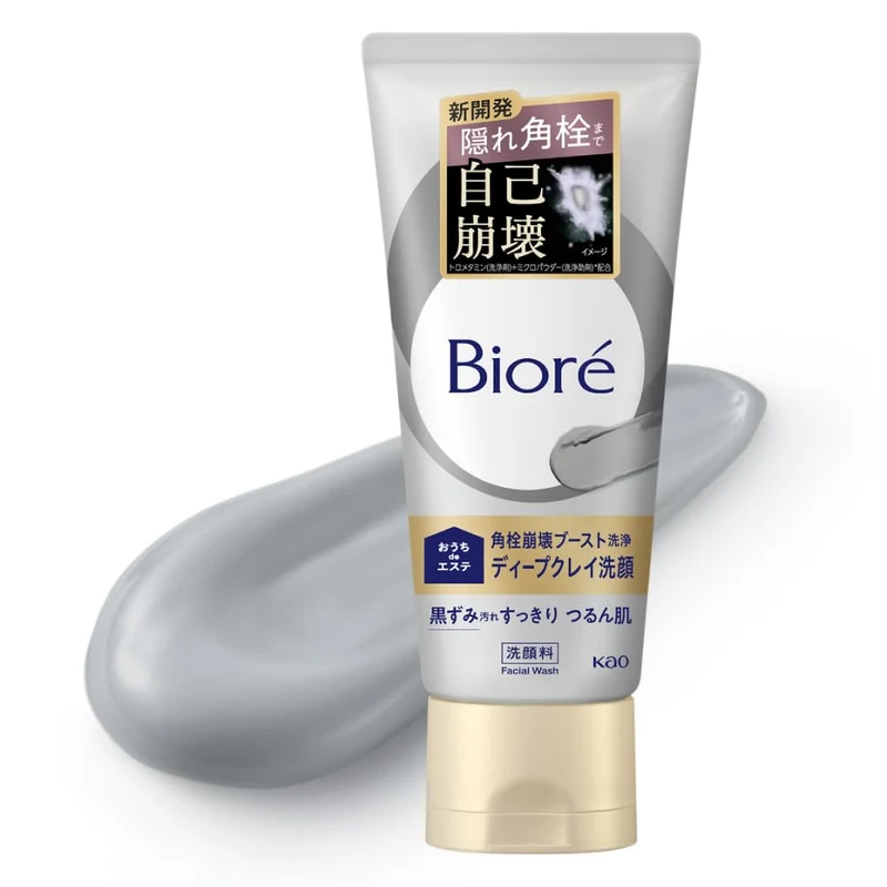 Biore Home de Esthe Deep Clay Face Wash 180ｇ for Pores & Blackheads