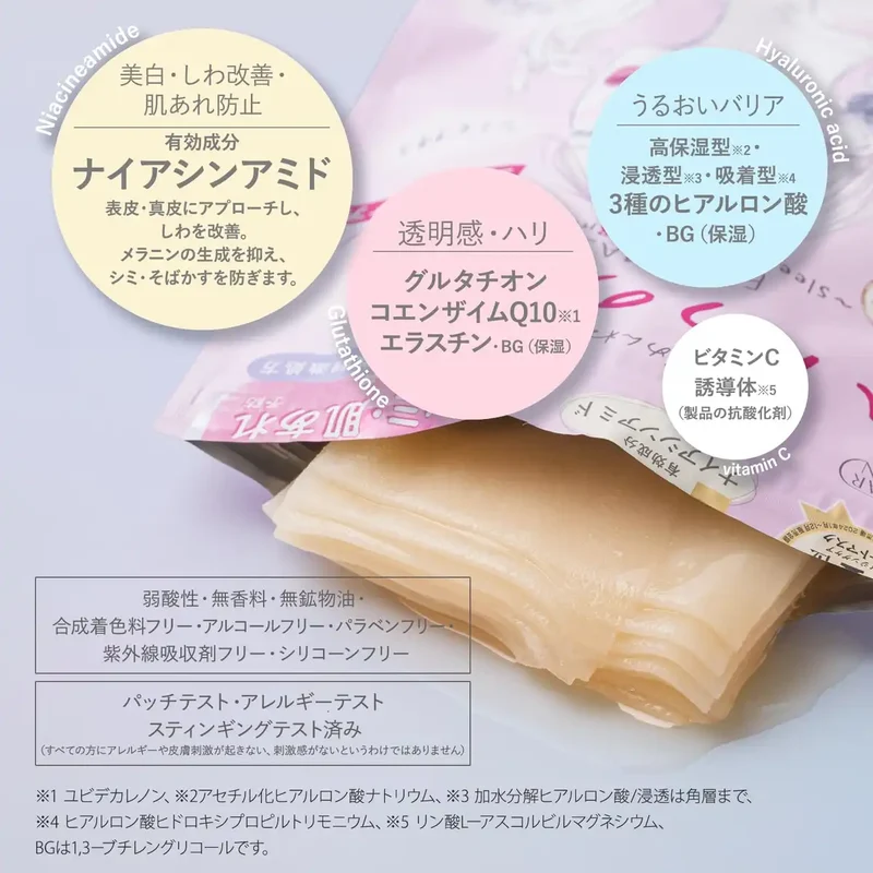Clear Turn Gomenne Suhada Itsunomani Face Mask Pack by Kose - Sheet Masks
