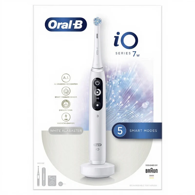Oral-B iO 7w- Elektrische Tandenborstel - Wit