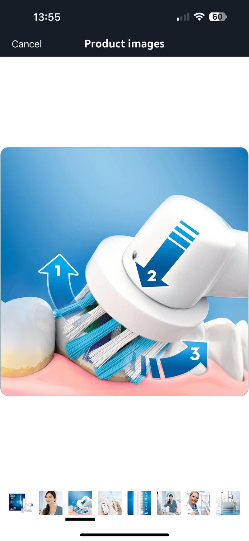 Oral-B Genius 9000N Electric Toothbrush with Positioning Technology, White