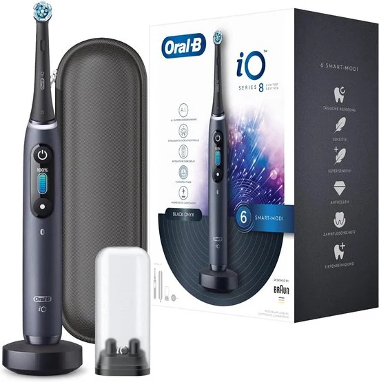 Oral-B iO 8 Elektrische Tandenborstel Zwart