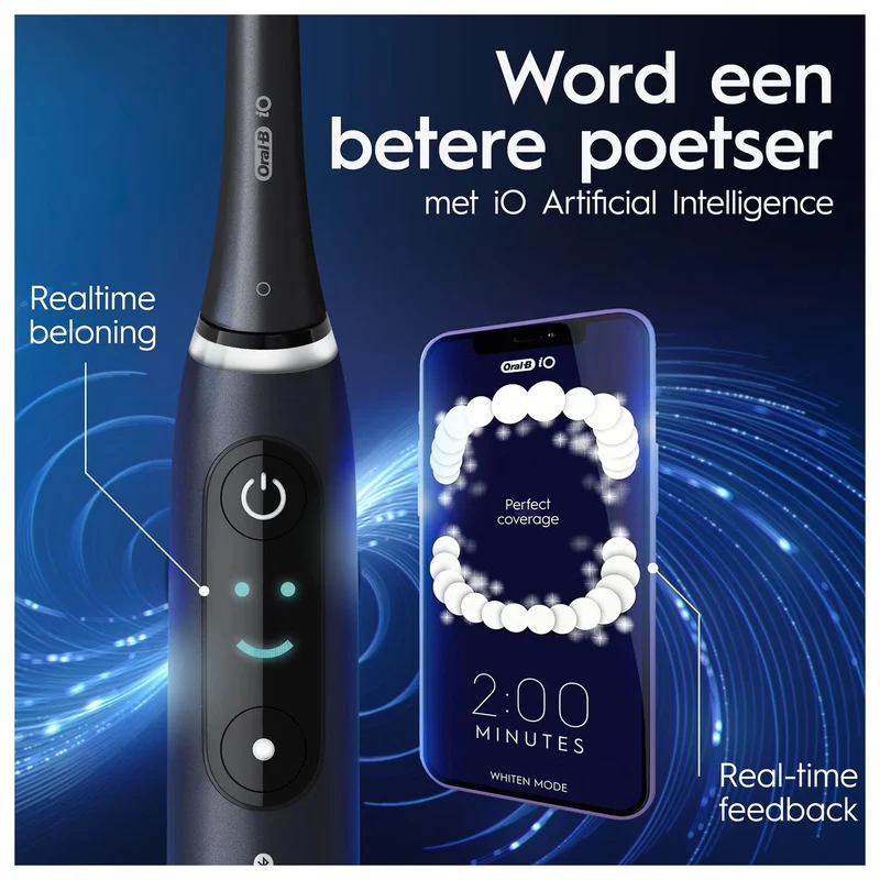 Oral-B iO 8 Elektrische Tandenborstel Zwart