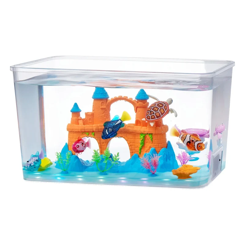 ZURU - Ensemble de Jeu d'Aquarium de Poissons Robo Alive