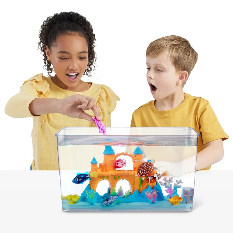 ZURU - Ensemble de Jeu d'Aquarium de Poissons Robo Alive