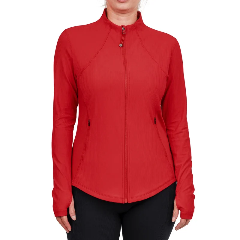 TUFF VEDA - Veste de Yoga Côtelée pour Femme