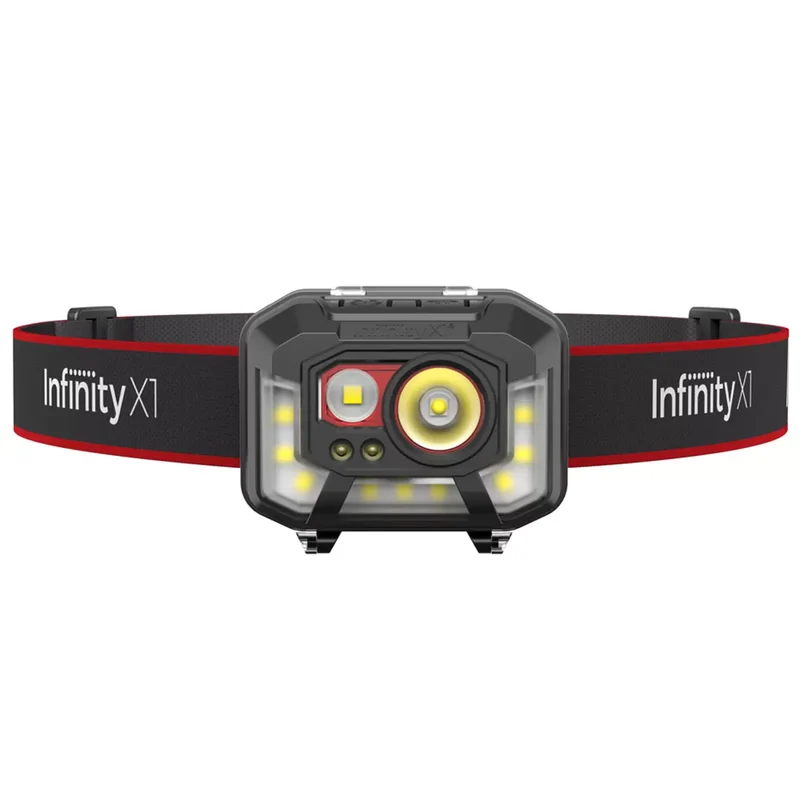 INFINITY X1 - Ensemble de 3 Lampes Frontales Rechargeables à DEL de 1000 Lumens