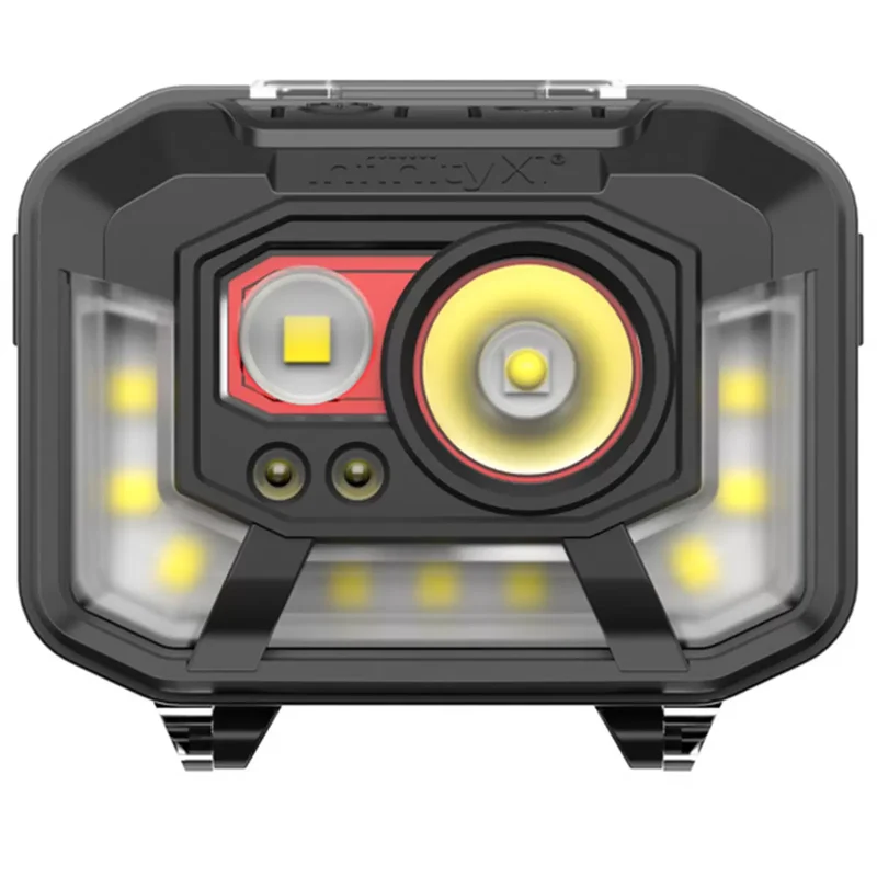 INFINITY X1 - Ensemble de 3 Lampes Frontales Rechargeables à DEL de 1000 Lumens
