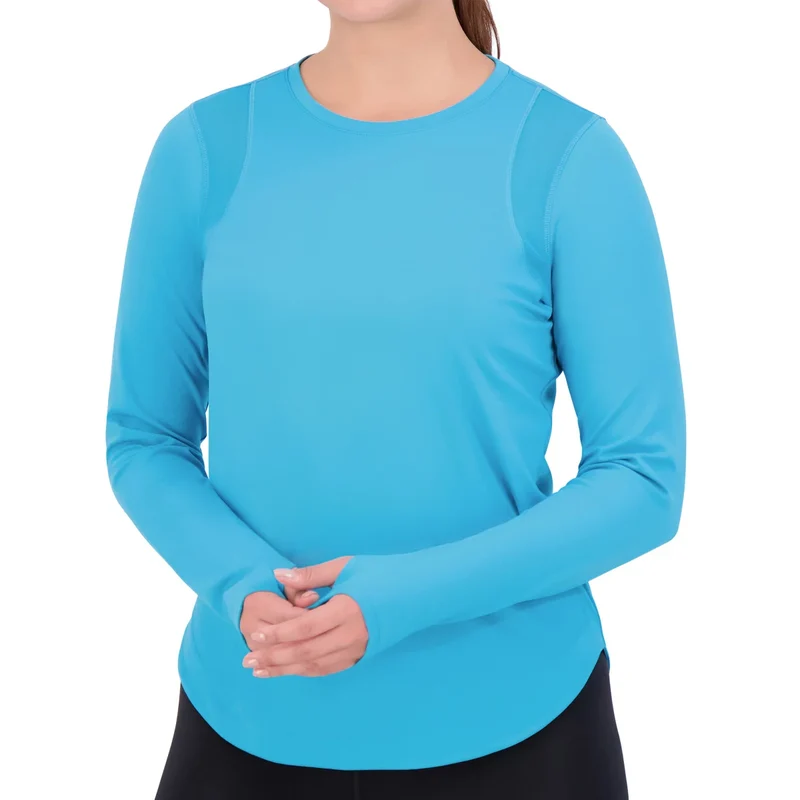 SAGE - Haut de Sport à Manches Longues pour Femme