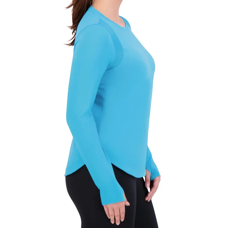 SAGE - Haut de Sport à Manches Longues pour Femme