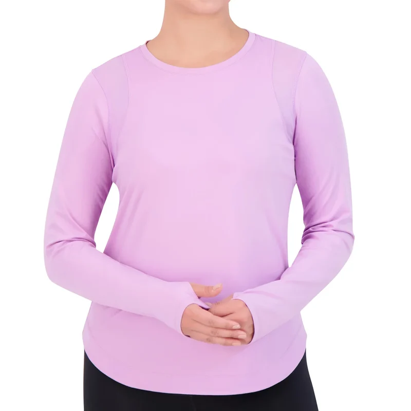 SAGE - Haut de Sport à Manches Longues pour Femme
