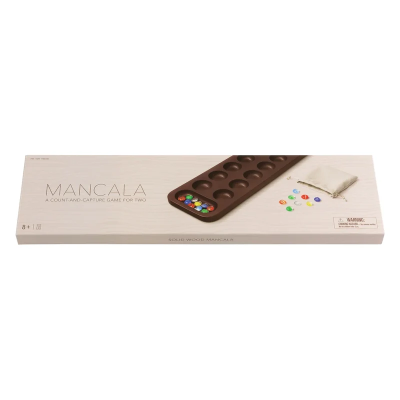 GAME COMPANY - Plateau de Jeu en Bois Massif Mancala
