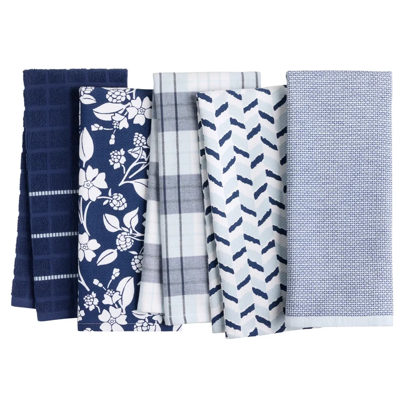 KATE SPADE - Paquet de 5 Serviettes de Cuisine