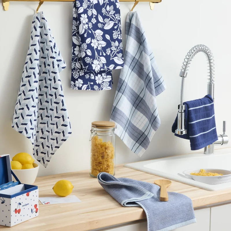 KATE SPADE - Paquet de 5 Serviettes de Cuisine