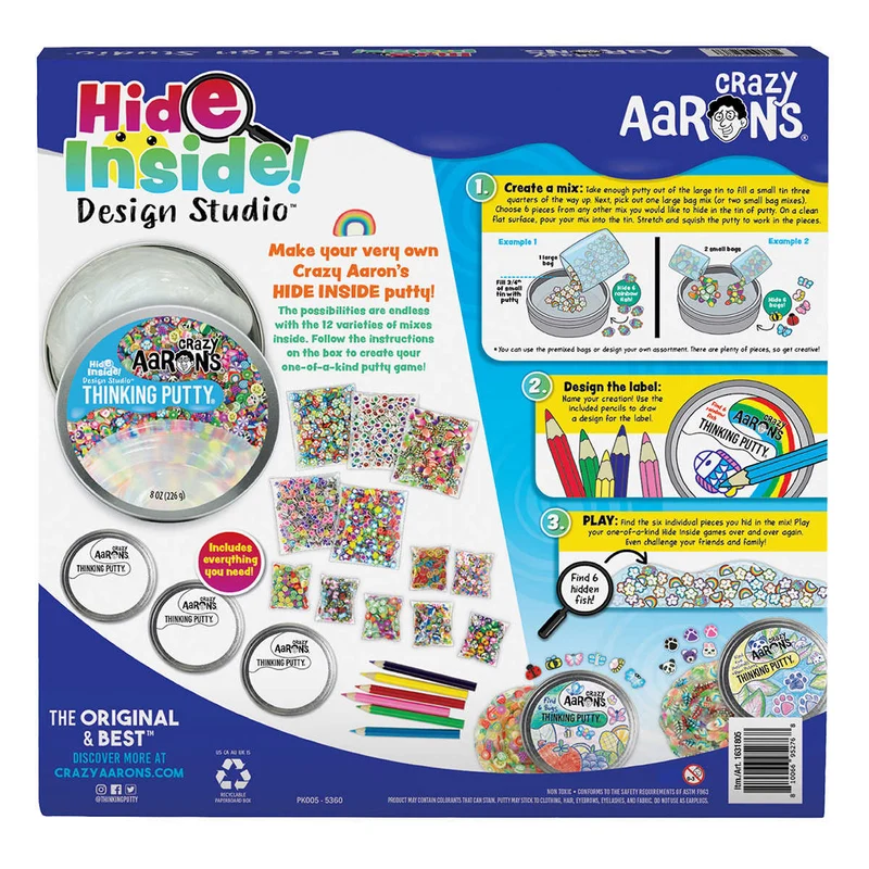 CRAZY AARON'S - Jeux Thinking Putty et Hide Inside