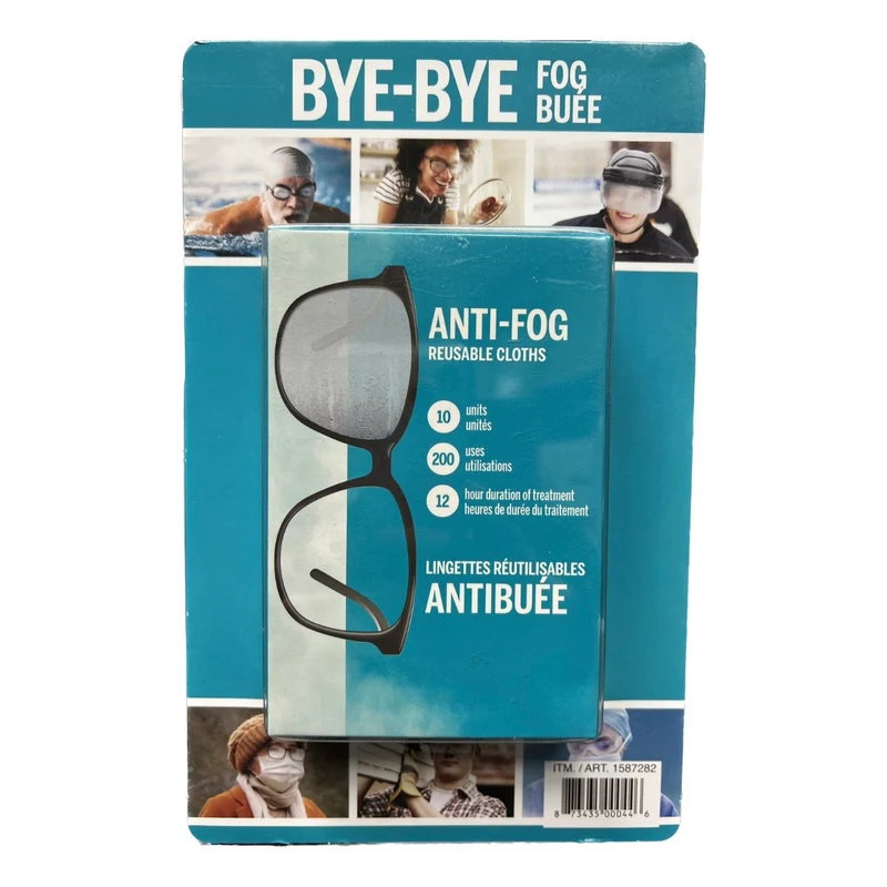 BYE -BYE BUÉE - Lingettes Réutilisables Antibuée