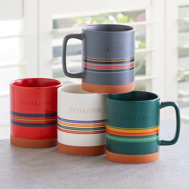 PENDLETON - Ensemble de 4 Tasses à Collectionner