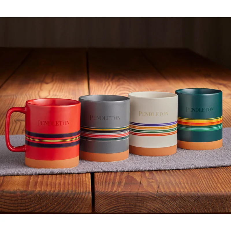 PENDLETON - Ensemble de 4 Tasses à Collectionner