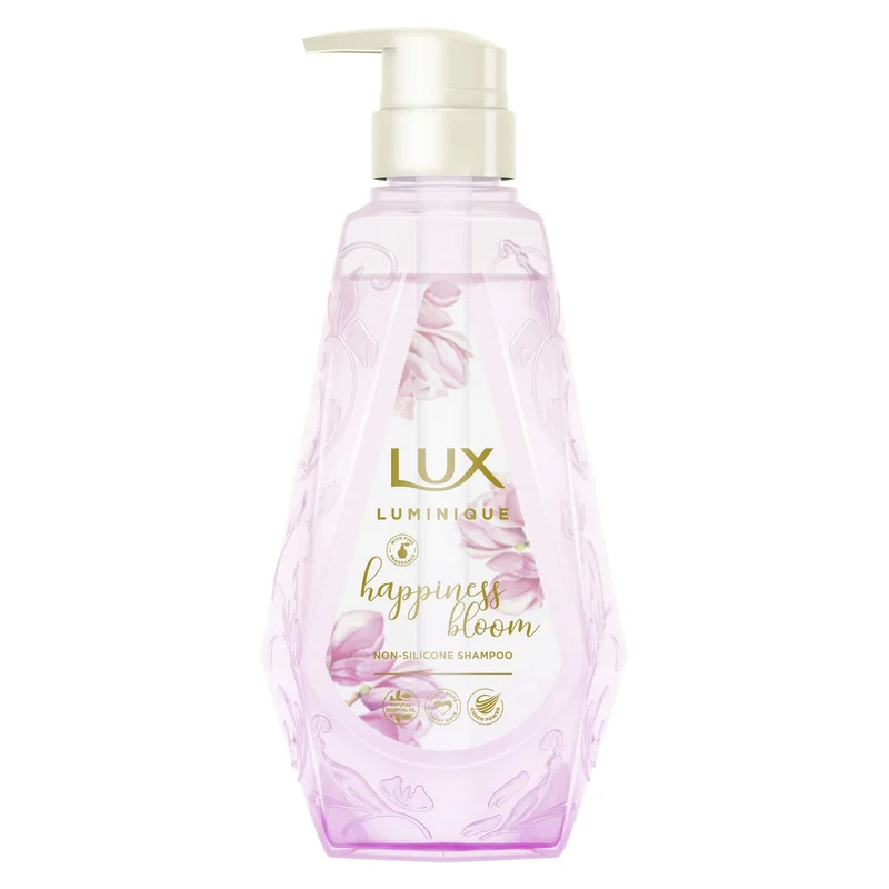 Lux Shampoo 450G Luminique Happiness Bloom Pump Bottle for Radiant Hair
