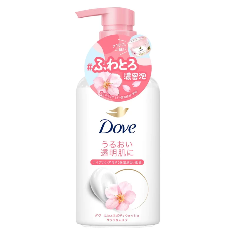 Dove Body Wash Sakura Musk 450g - Soft Thick Skin Care Solution
