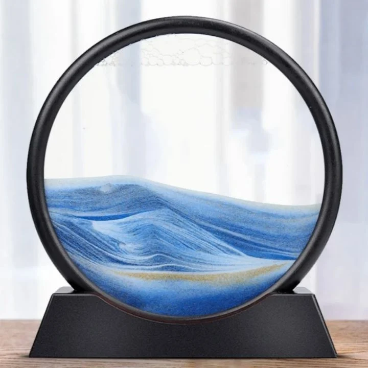 Clessidra | Arte della sabbia 3D Oceano profondo | Effetto flusso rilassante | AquaScape