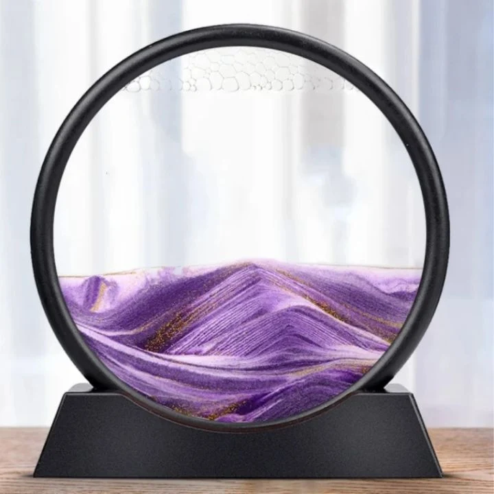 Clessidra | Arte della sabbia 3D Oceano profondo | Effetto flusso rilassante | AquaScape