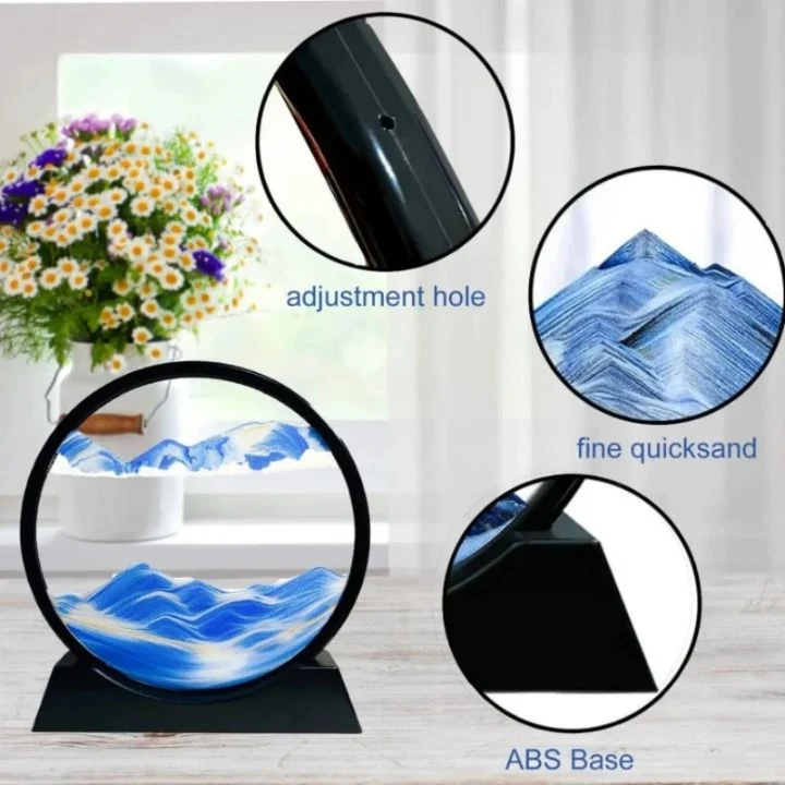 Clessidra | Arte della sabbia 3D Oceano profondo | Effetto flusso rilassante | AquaScape