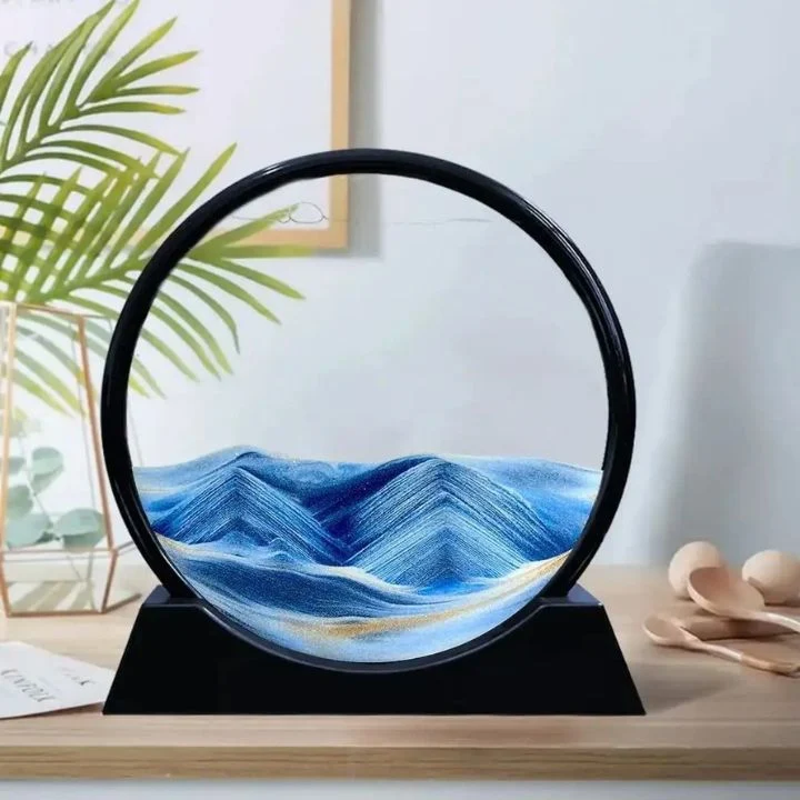 Clessidra | Arte della sabbia 3D Oceano profondo | Effetto flusso rilassante | AquaScape