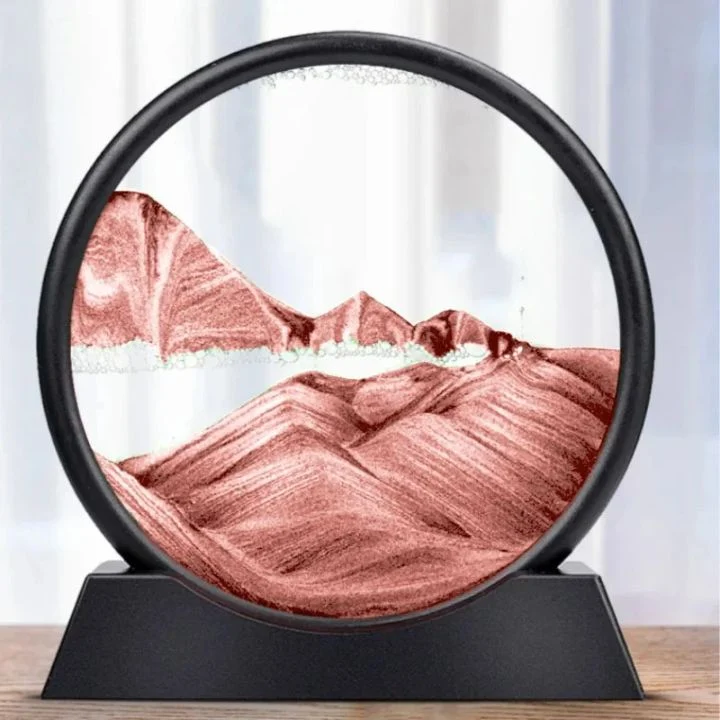 Clessidra | Arte della sabbia 3D Oceano profondo | Effetto flusso rilassante | AquaScape