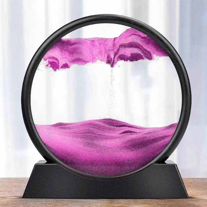 Clessidra | Arte della sabbia 3D Oceano profondo | Effetto flusso rilassante | AquaScape