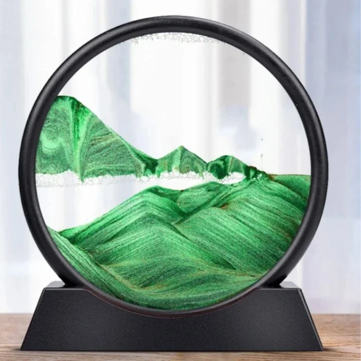 Clessidra | Arte della sabbia 3D Oceano profondo | Effetto flusso rilassante | AquaScape