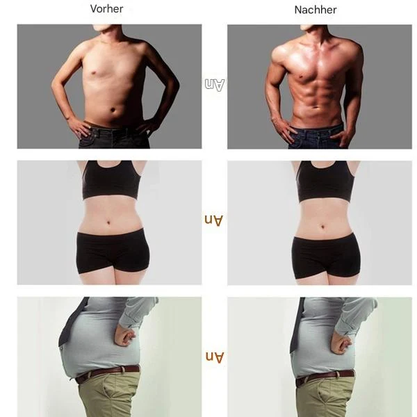 EMS Muscle Trainer | Allenamento Efficace a Casa | Ricaricabile USB | Muscleva