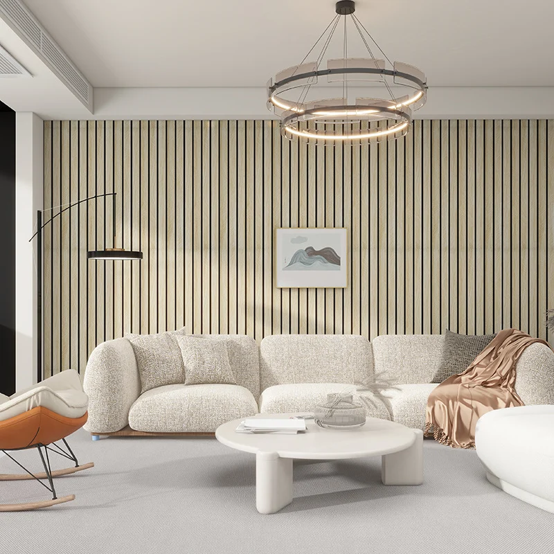 Pannello da parete | Design a lamelle moderno | Finitura opaca resistente agli spruzzi | StylaSheen