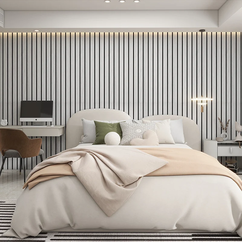 Pannello da parete | Design a lamelle moderno | Finitura opaca resistente agli spruzzi | StylaSheen