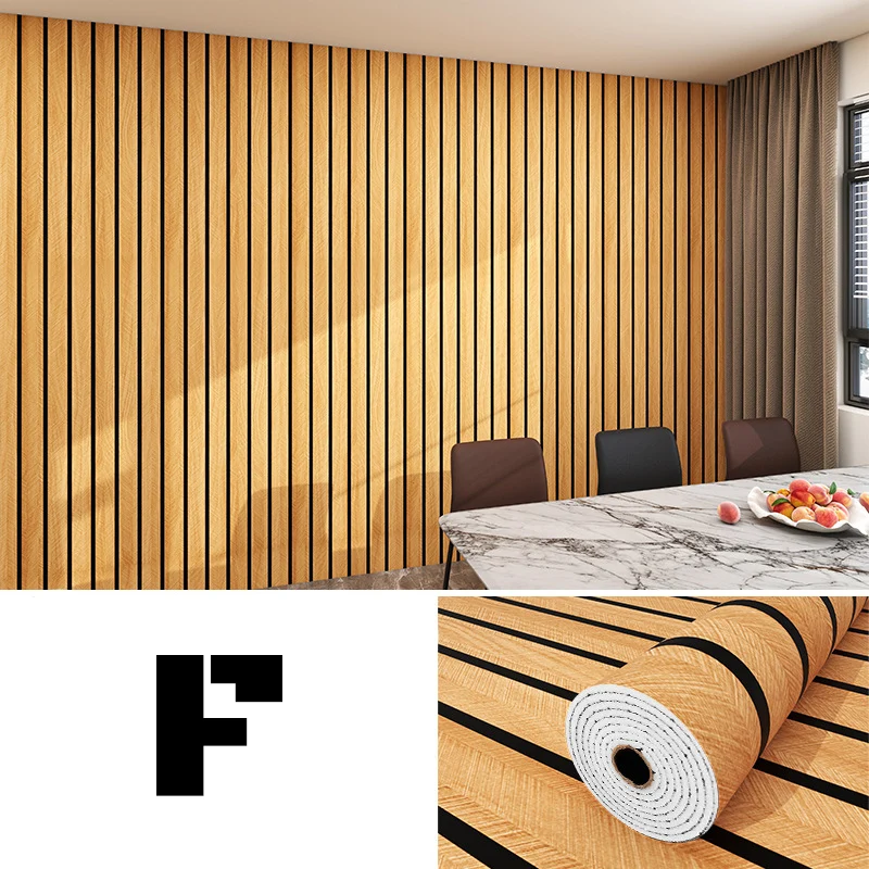 Pannello da parete | Design a lamelle moderno | Finitura opaca resistente agli spruzzi | StylaSheen