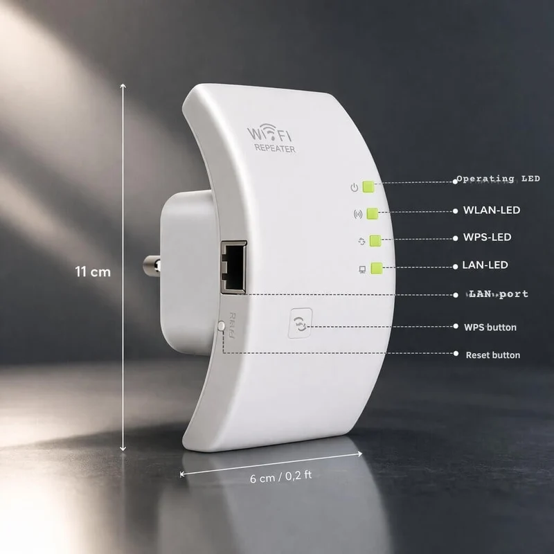 Amplificatore di segnale | Maggiore copertura | Facile installazione Plug and Play | WiFiora