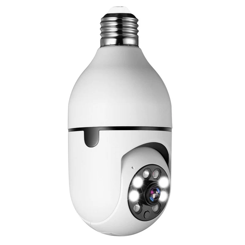 Telecamera CCTV | Visione a 360° | Visione notturna Full HD | BulbCam360