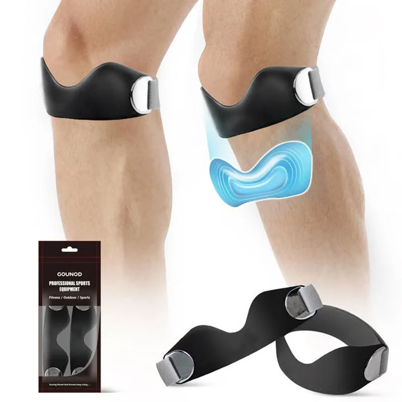 Ginocchiera | Sollievo mirato dai dolori al ginocchio | Fascia compressiva regolabile | FlexiShield