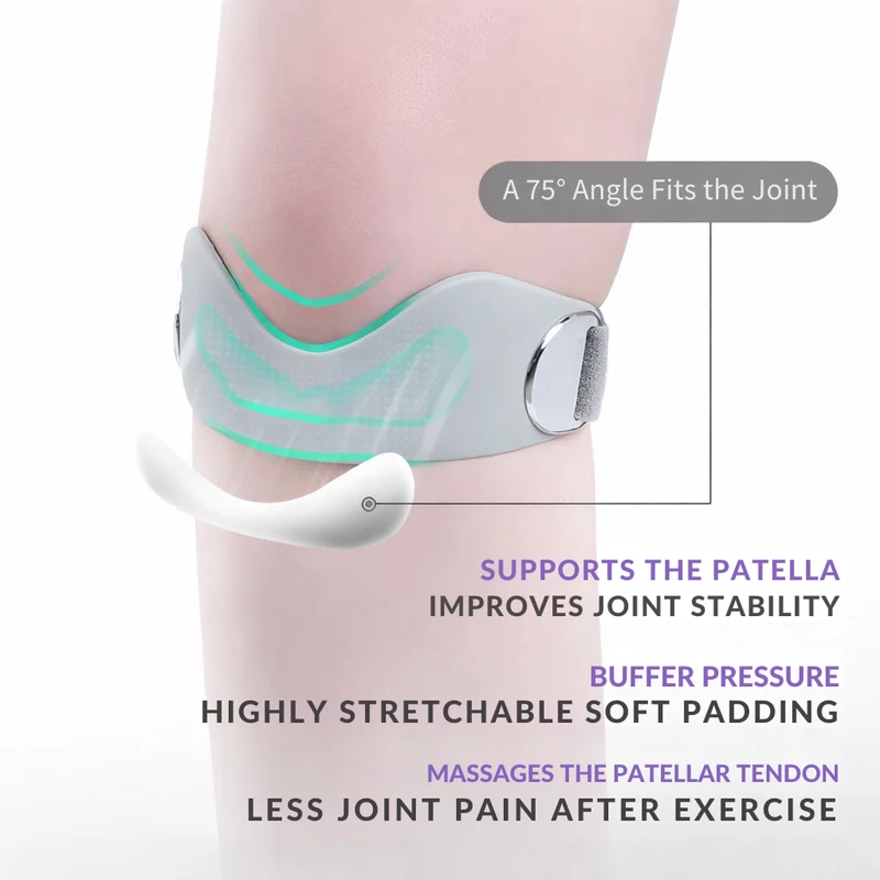 Ginocchiera | Sollievo mirato dai dolori al ginocchio | Fascia compressiva regolabile | FlexiShield