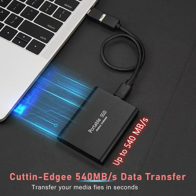 SSD Esterno da 500GB | Backup Veloce dei Dati | Connessione USB C | DataPulse