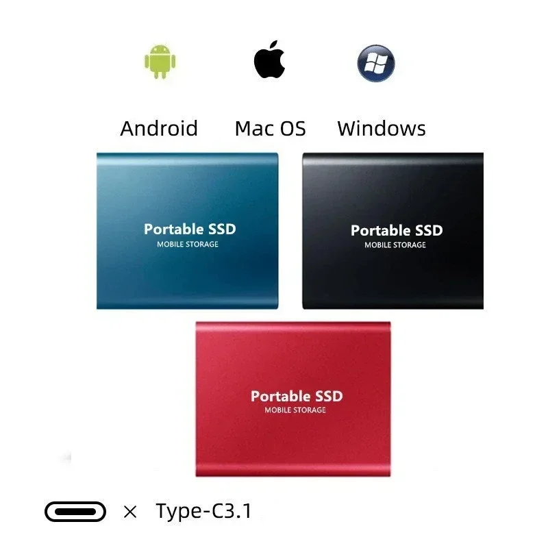 SSD Esterno da 500GB | Backup Veloce dei Dati | Connessione USB C | DataPulse
